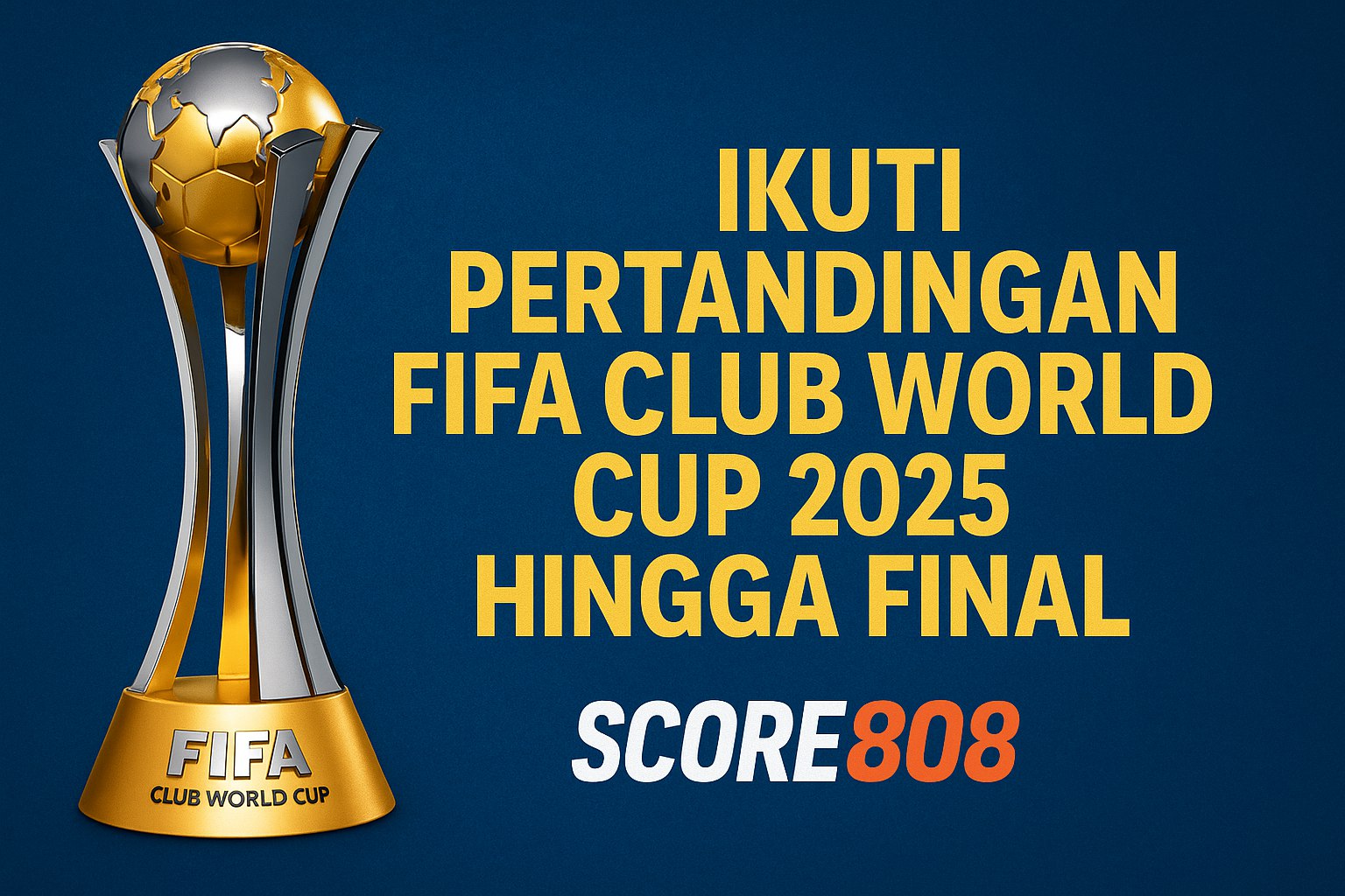 Score808 Hadirkan Laga Panas Jelang Final FIFA Club World Cup 2025 - Siapkan Diri Menyaksikan Pertandingan Seru