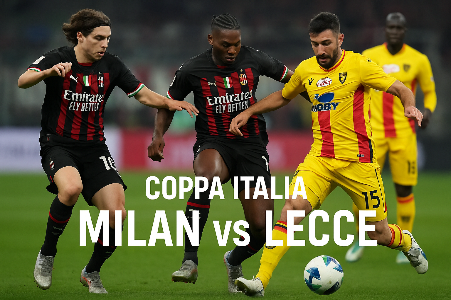 Live Milan vs Lecce Coppa Italia 02.00 WIB Malam Ini Streaming di Score808 - Saksikan Duel Seru di Tengah Malam