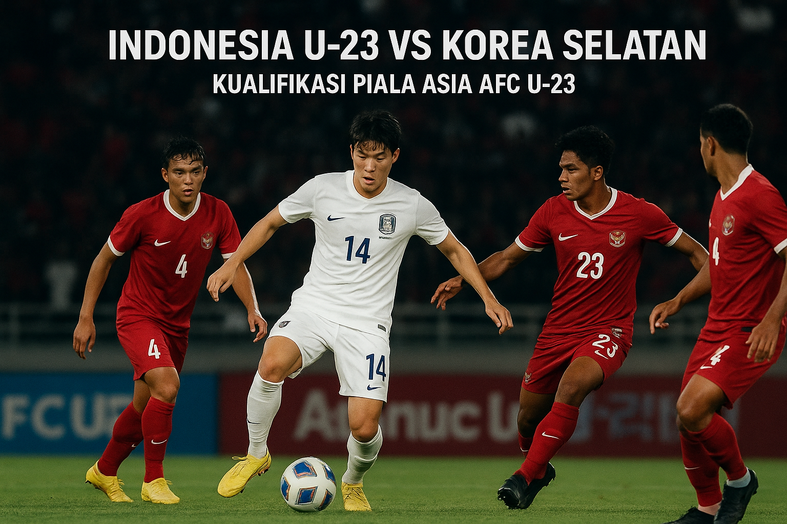 Seru dan Menegangkan! Score808 Indonesia U-23 vs Korea Selatan Live Streaming Kualifikasi Piala Asia U-23 Malam Ini 19.30 WIB - Simak Prediksi dan Update Terkini