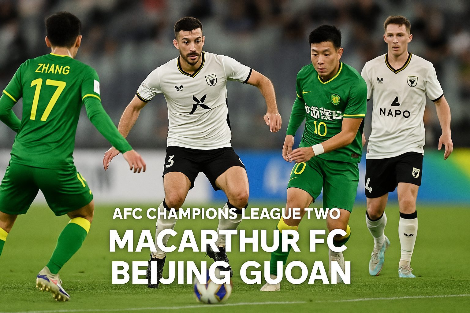 Score808 Live Score Macarthur FC vs Beijing Guoan AFC Champions League Two