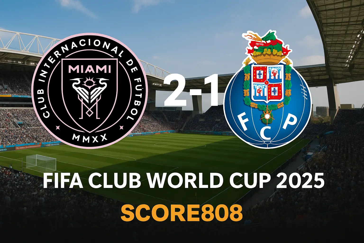 Beneran Gak Nyangka Messi Cetak Gol Seindah Ini – Replay Lengkap Inter Miami vs Porto di Score808!