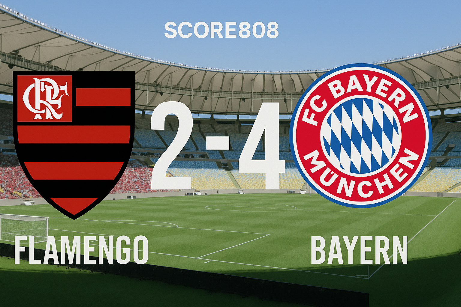 Flamengo vs Bayern 2-4 : Hasil FIFA Club World Cup 2025 Tadi Pagi Lengkap di SCORE808