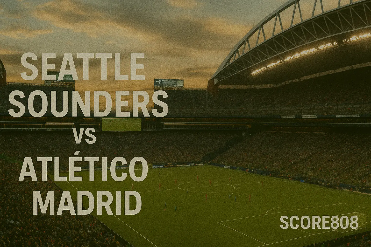 Seattle Sounders vs Atlético Madrid 2025 Live Streaming Resmi Score808 - Saksikan Pertandingan Seru di Tahun 2025
