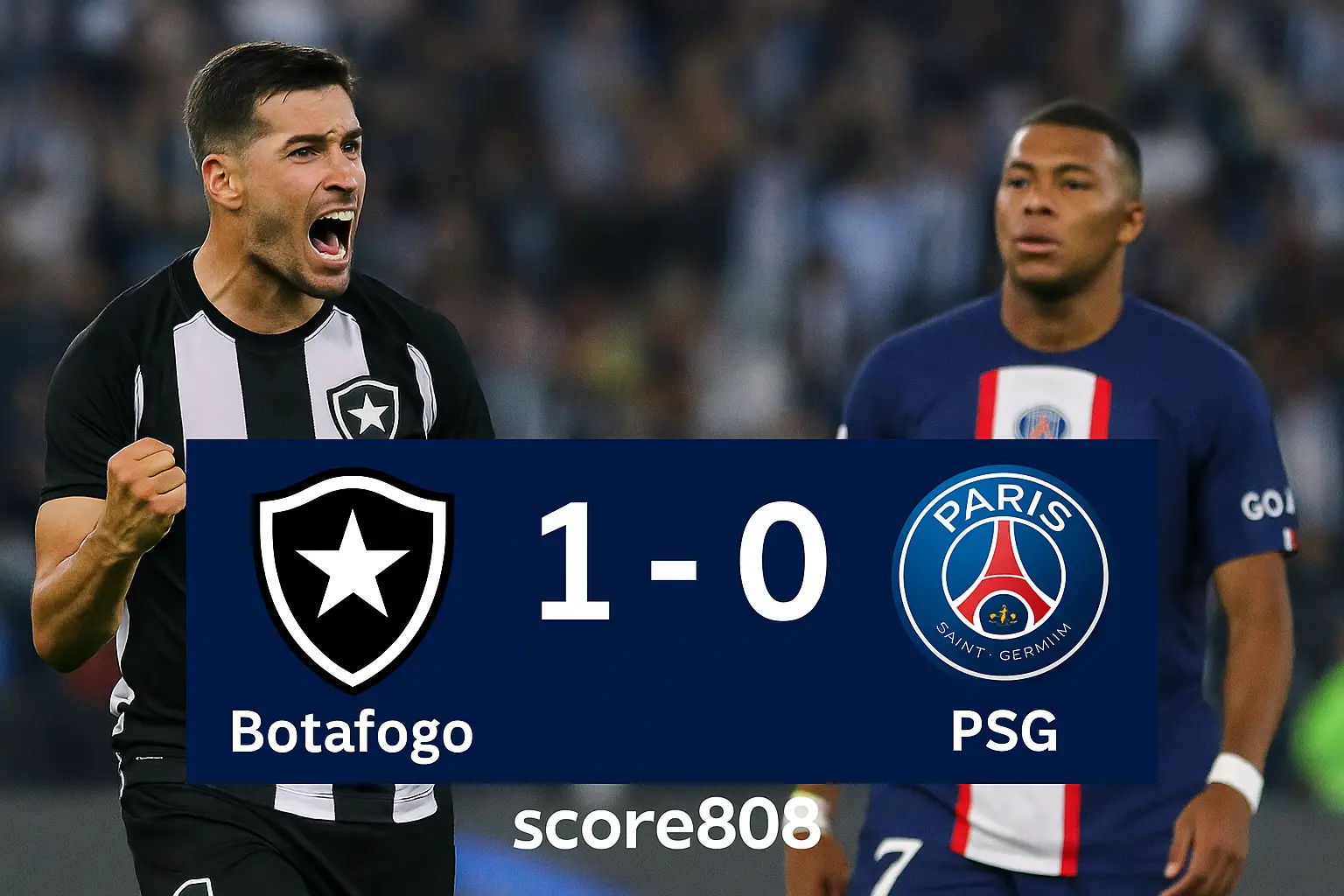 Ups! PSG Kalah 0–1 dari Botafogo: Hasil Mengejutkan di Pertandingan Persahabatan - SCORE808