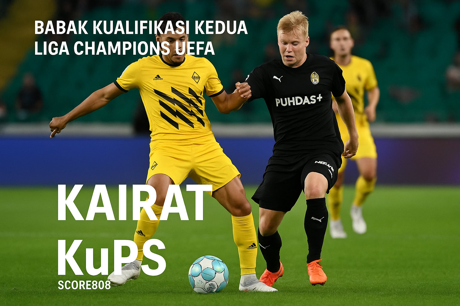 Babak Kualifikasi Liga Champions UEFA: Kairat vs KuPS Tayang Malam Ini Score808 22.00 WIB
