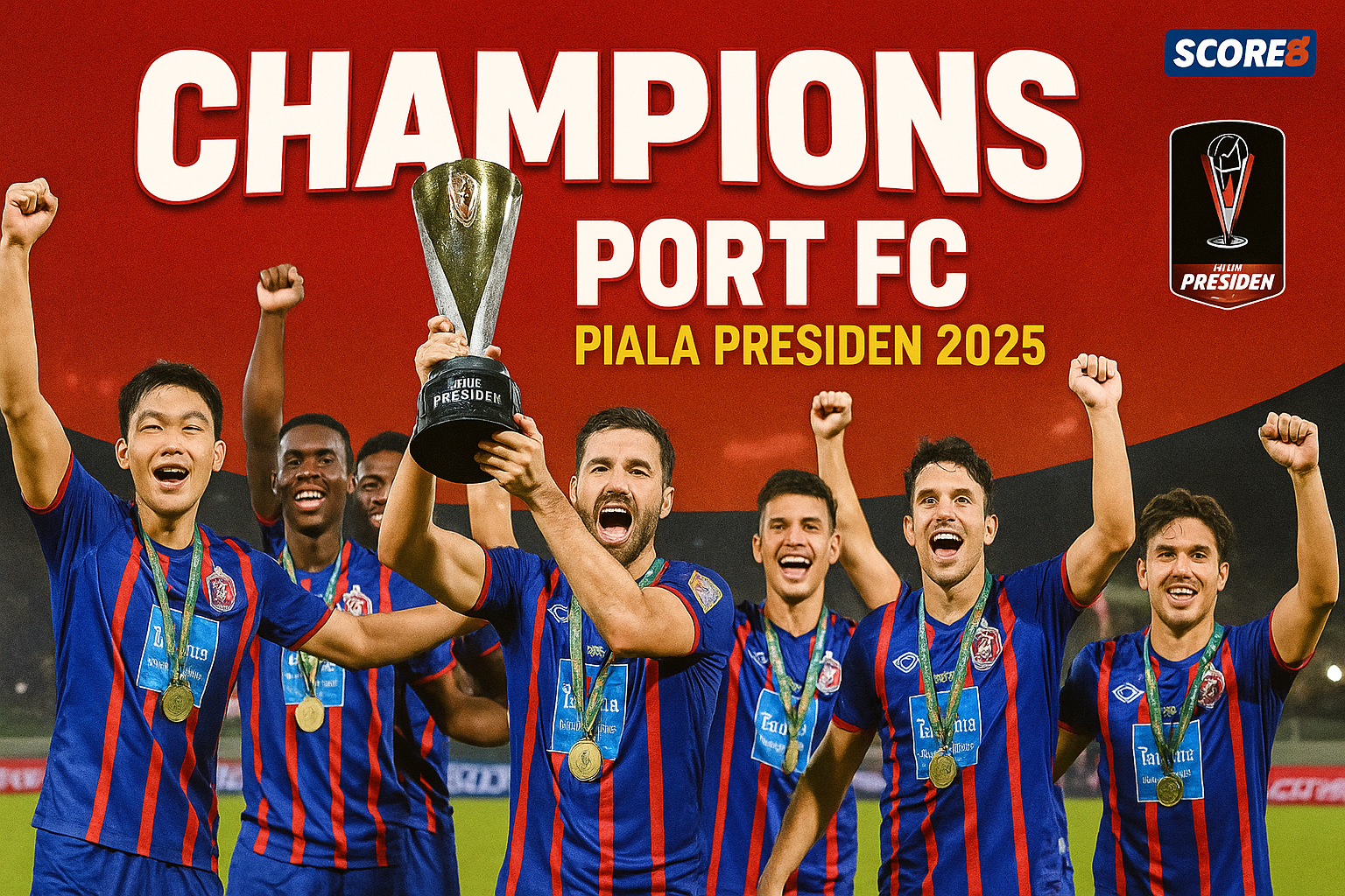 Detik-Detik Port FC Menang Piala Presiden 2025 Live Streaming Ulang di Score808