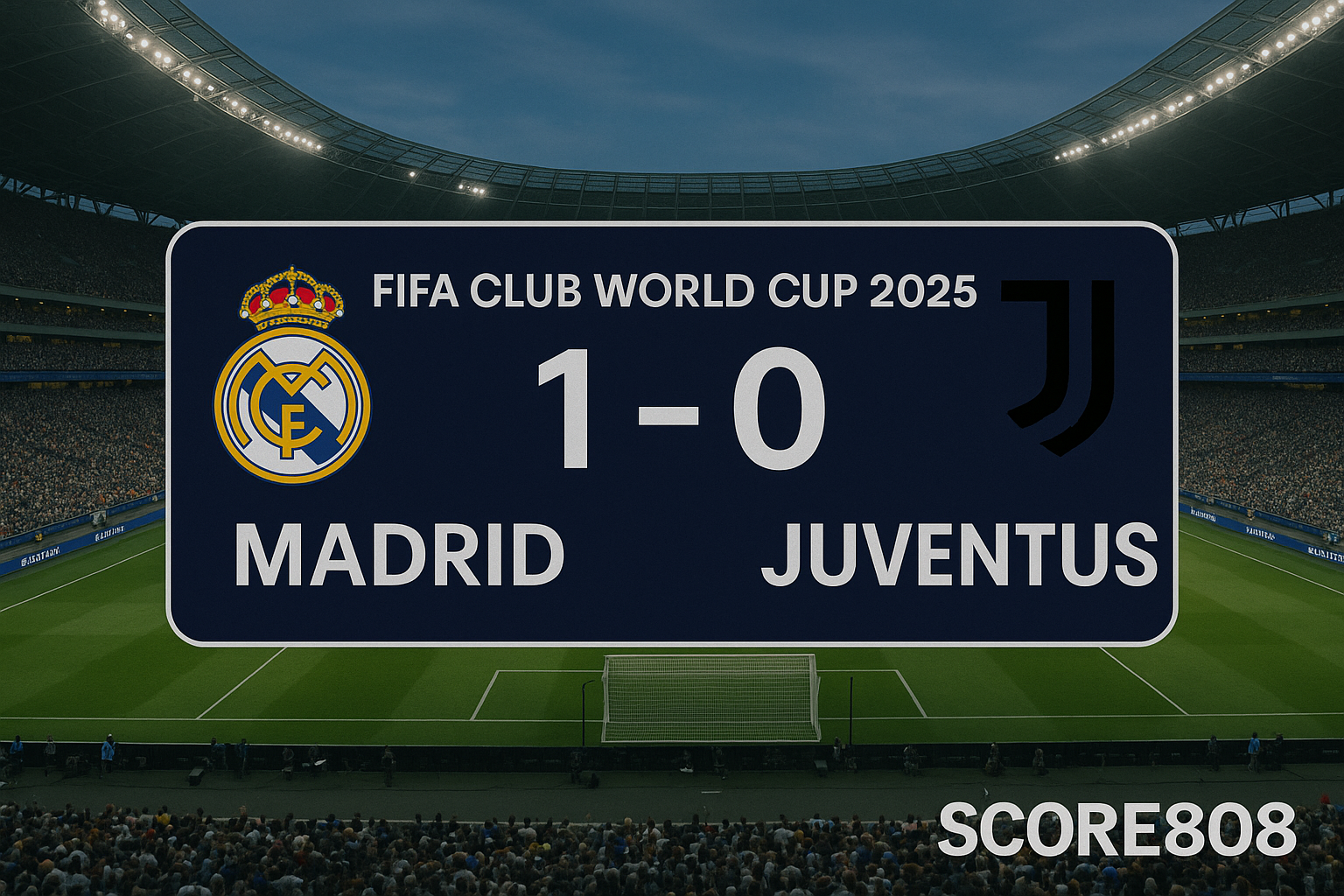 Drama Real Madrid vs Juventus Berakhir 1-0 - Pertarungan Sengit yang Mengguncang Liga Champions