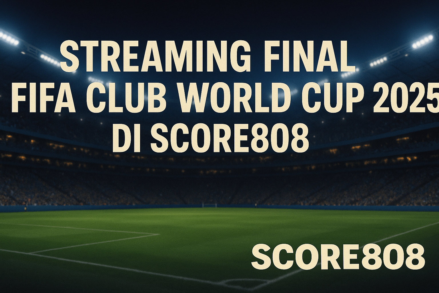 Final Dunia Antarklub: PSG vs Chelsea Live Streaming Resmi Score808 - Saksikan Pertandingannya!
