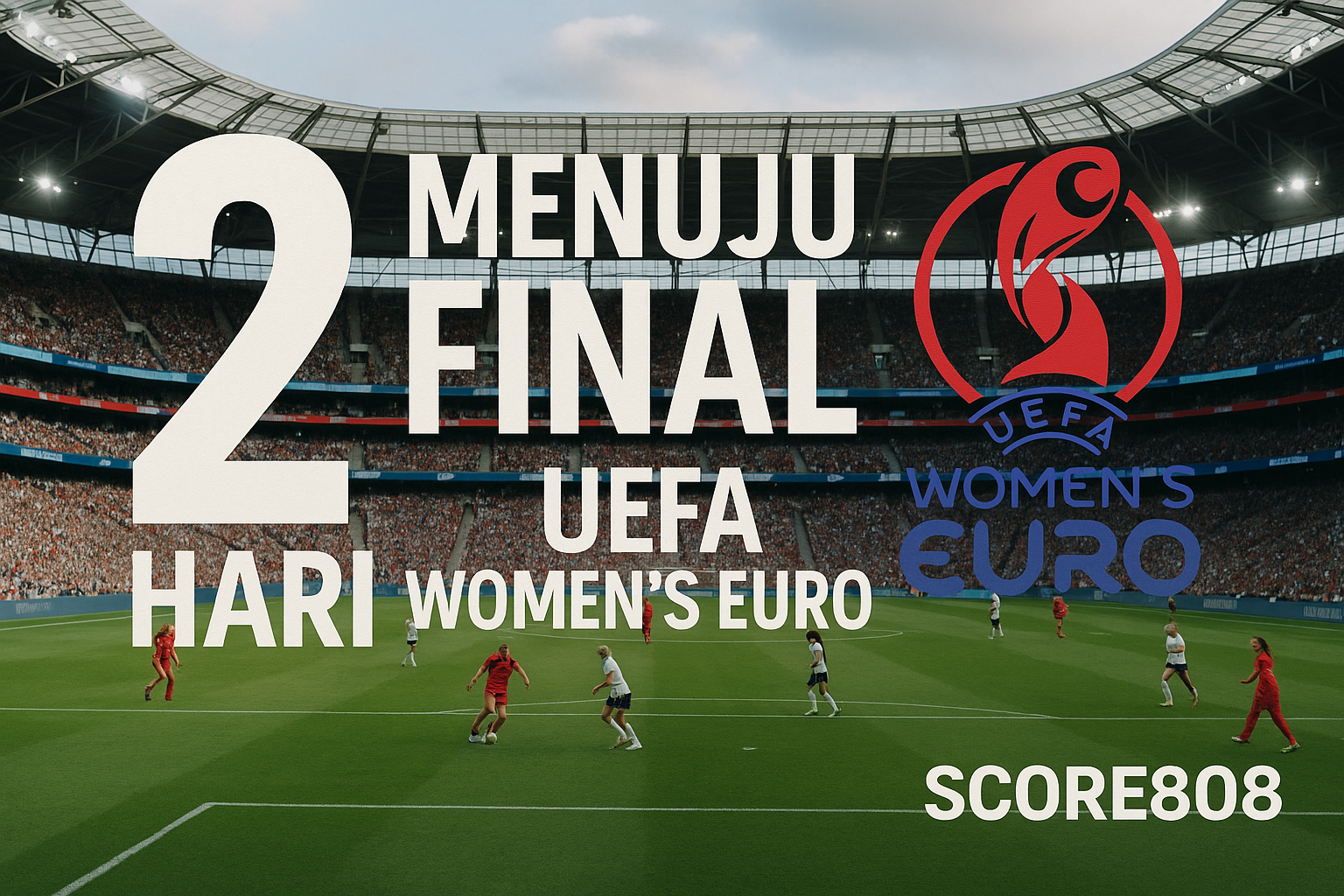 Final UEFA Women’s Euro Tersisa 2 Hari Lagi – Tonton Score808 untuk Aksi Terbaik!