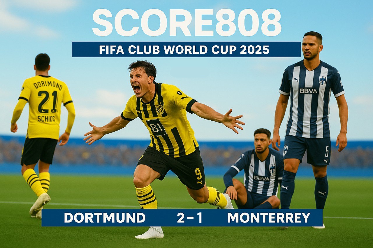 Hasil Dortmund vs Monterrey 2-1 di Piala Dunia Antarklub 2025 - Drama dan Aksi Menegangkan