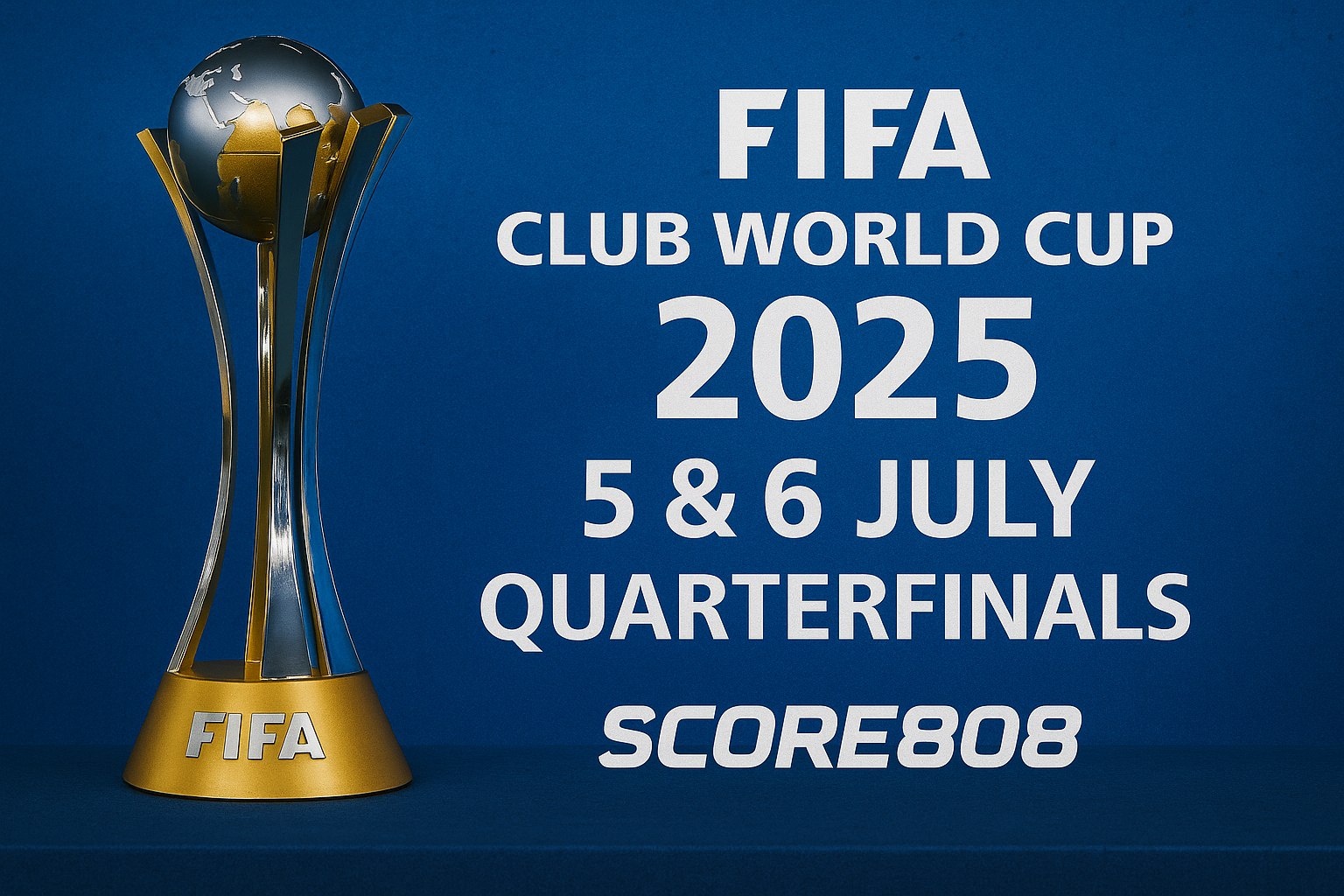 Jangan Lewatkan! Perempat Final FIFA Club World Cup 2025 5–6 Juli Tayang Live di Score808