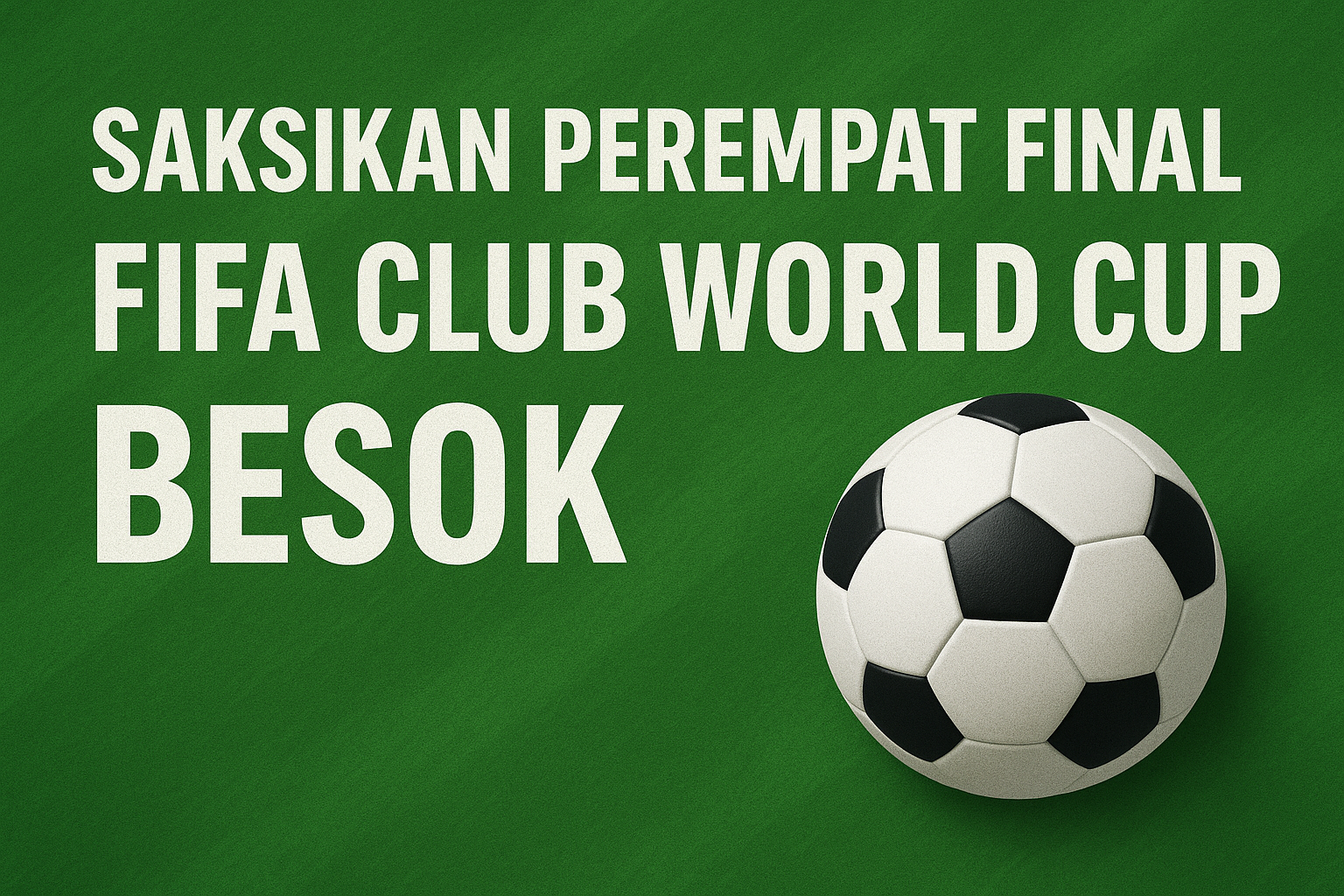 Jangan Lewatkan! Perempat Final FIFA Club World Cup 2025 Tayang Besok di Score808