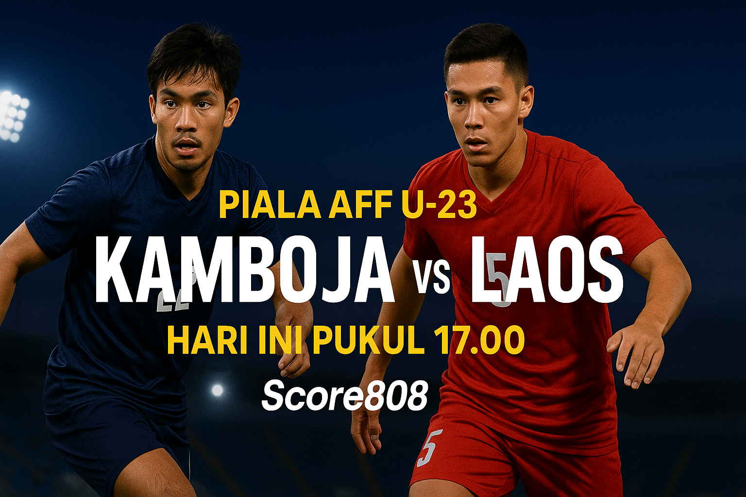 Kamboja vs Laos Tayang Live Piala AFF U-23 Hari Ini Pukul 17.00 Lewat Score808