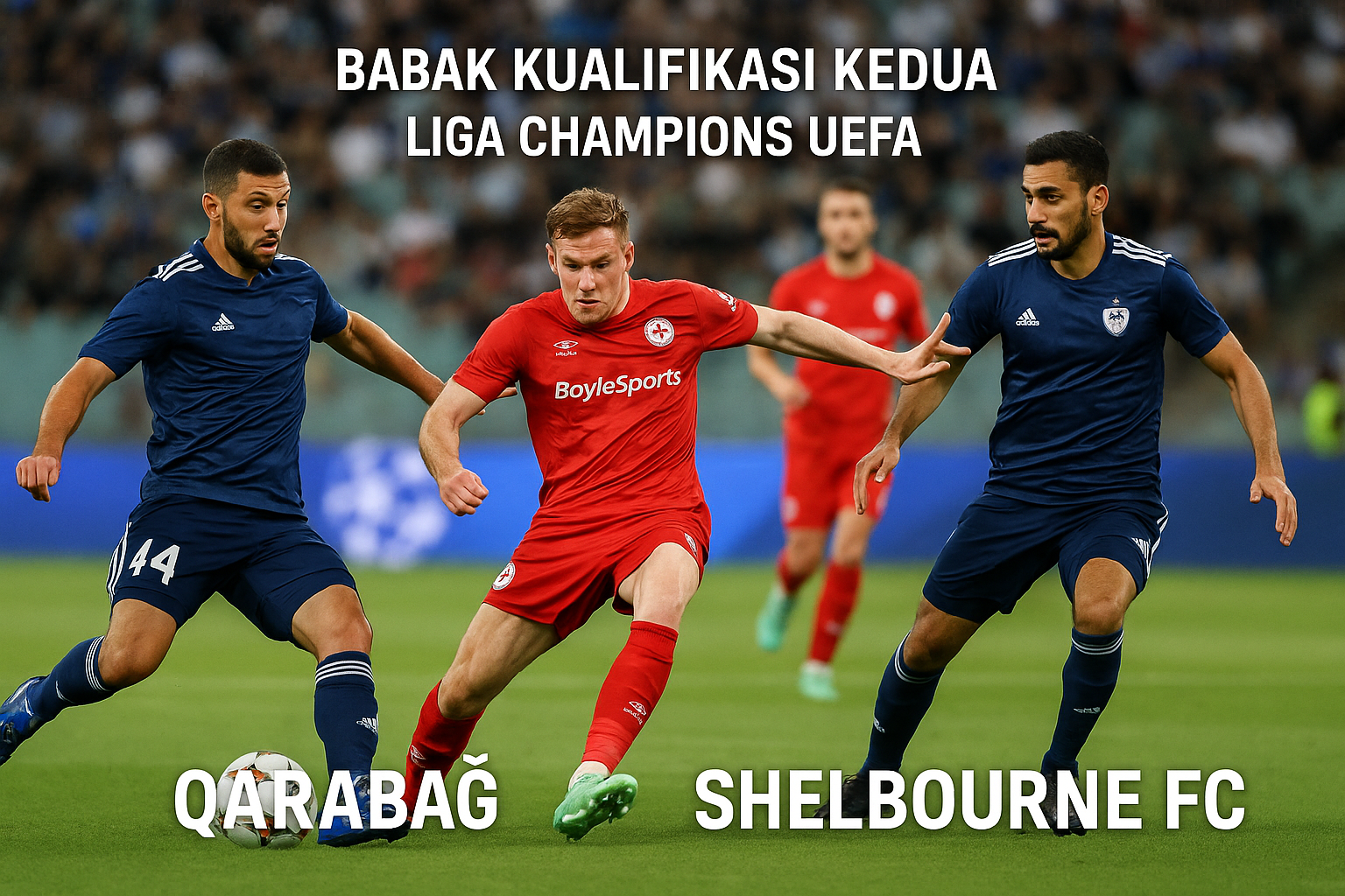 Kualifikasi Kedua Liga Champions UEFA Malam Ini : Qarabag vs Shelbourne FC – Score808 Update Lengkap
