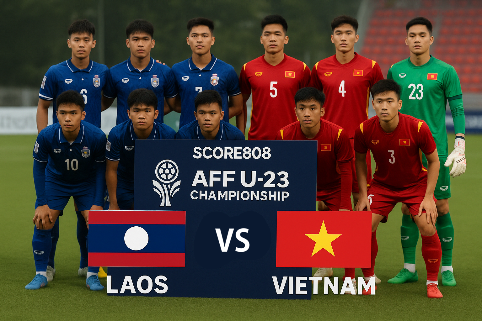 Laos vs Vietnam Bertemu Hari Ini di Score808 - Pertarungan Seru Piala AFF U-23