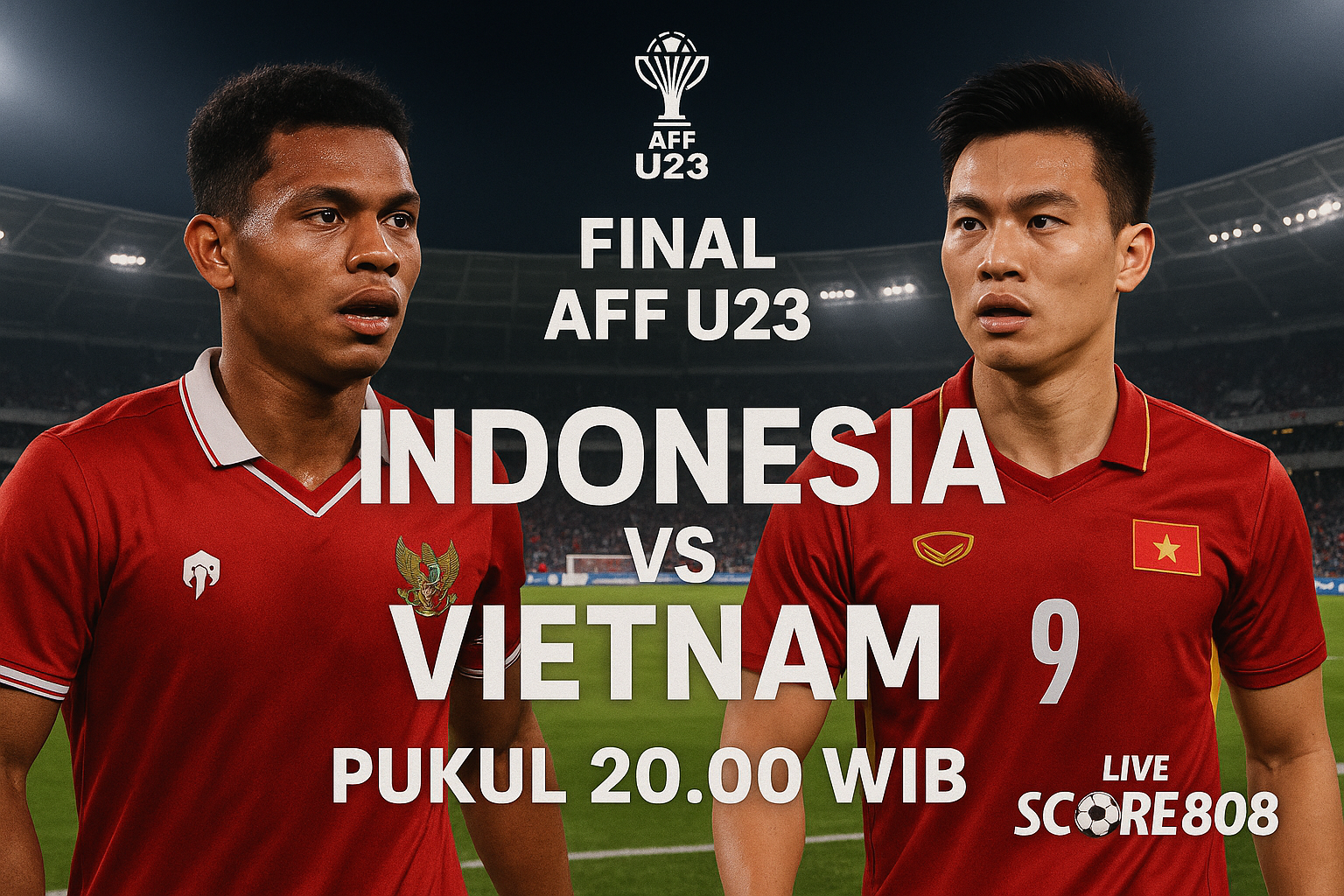 Malam Ini Final AFF U-23: Nonton Indonesia vs Vietnam Jam 20.00 WIB Hanya di Score808