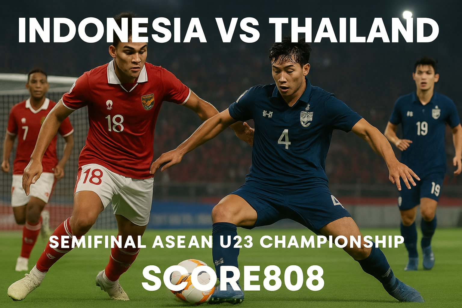 Score808 : Pertandingan Indonesia vs Thailand 1-1 - Serunya Duel Menuju Final