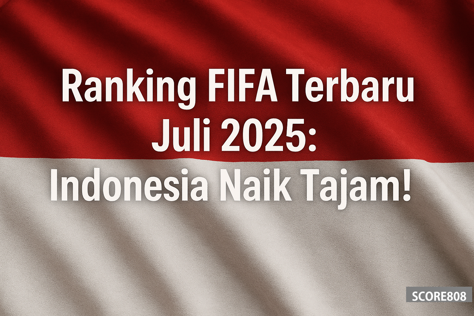 Ranking FIFA Juli 2025 Resmi: Indonesia Mulai Ancaman Serius di Asia - Score808