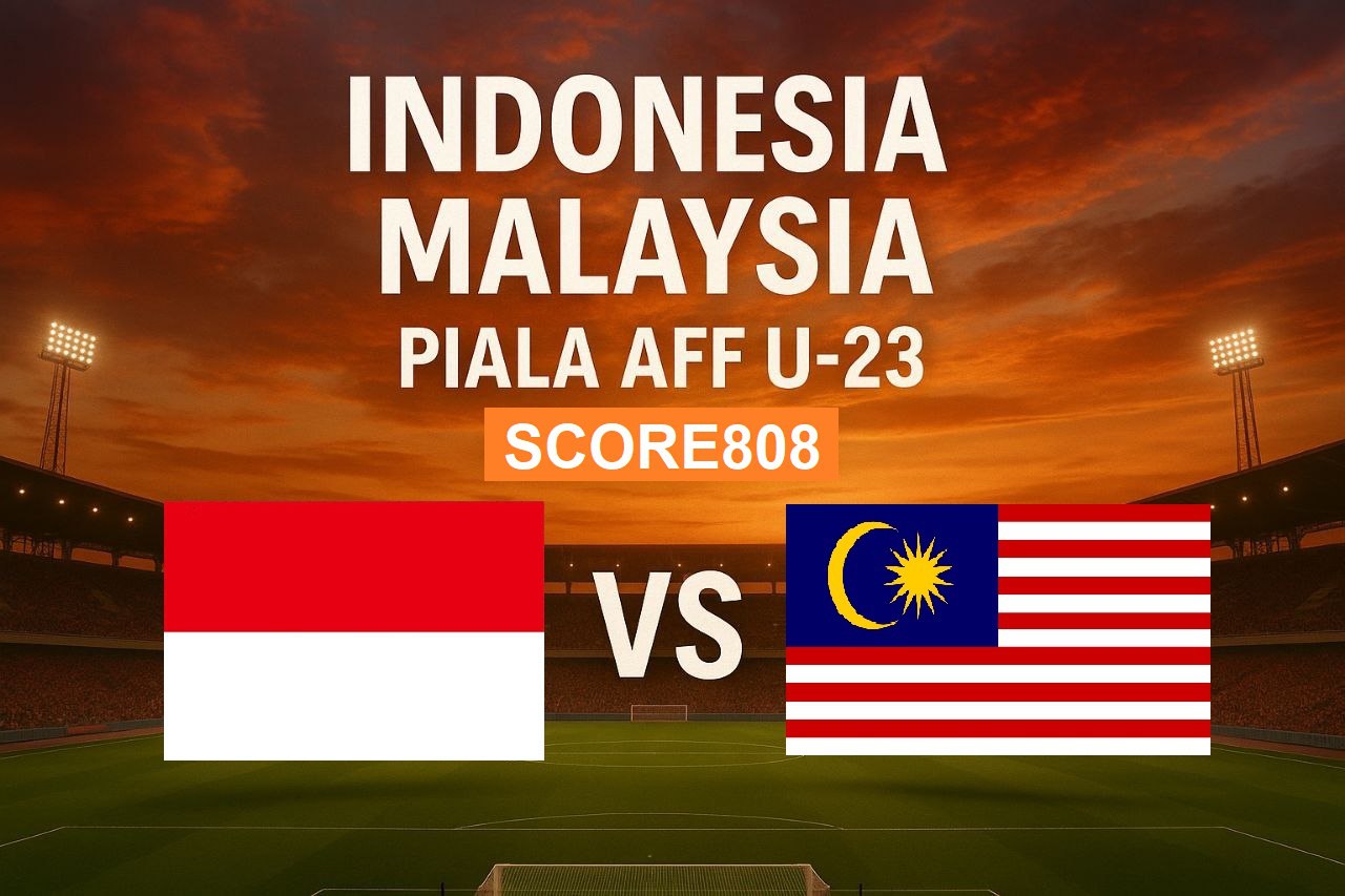 Score808 : Indonesia Tahan Malaysia 0-0 dalam Laga Ketat Piala AFF 2023