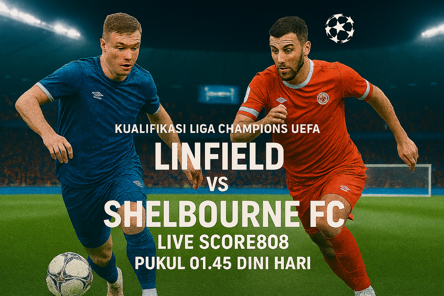 Siaran Langsung Score808 : Linfield vs Shelbourne FC Kualifikasi Liga Champions UEFA Jam 01.45 WIB