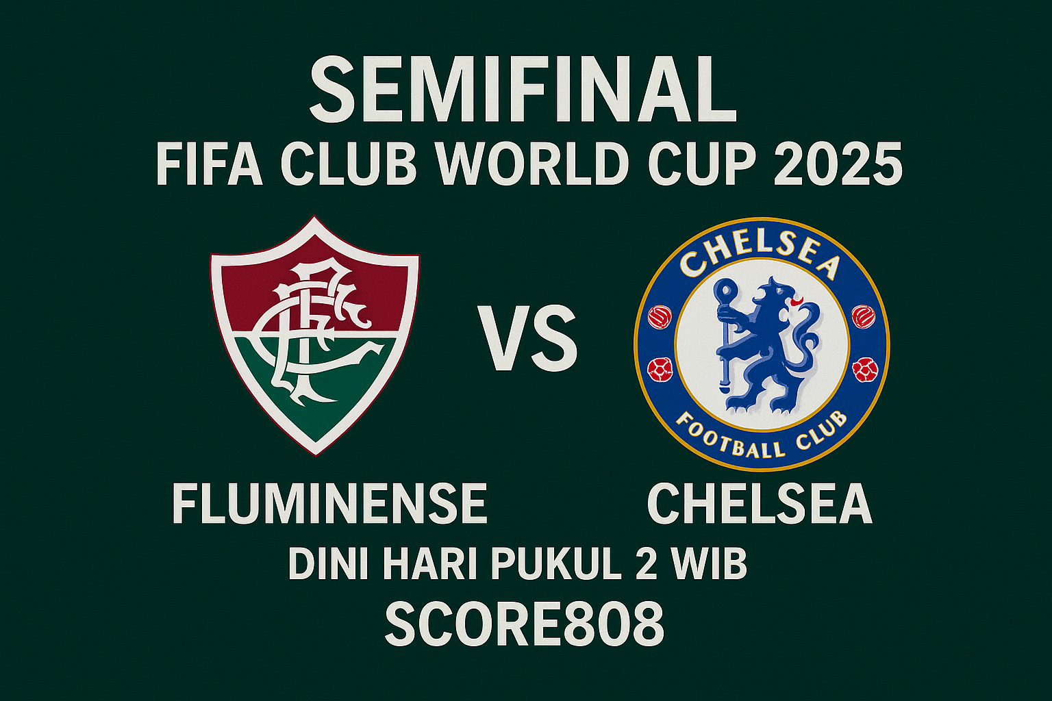 Jadwal & Streaming Fluminense vs Chelsea Semifinal FIFA Club World Cup 2025 Score808