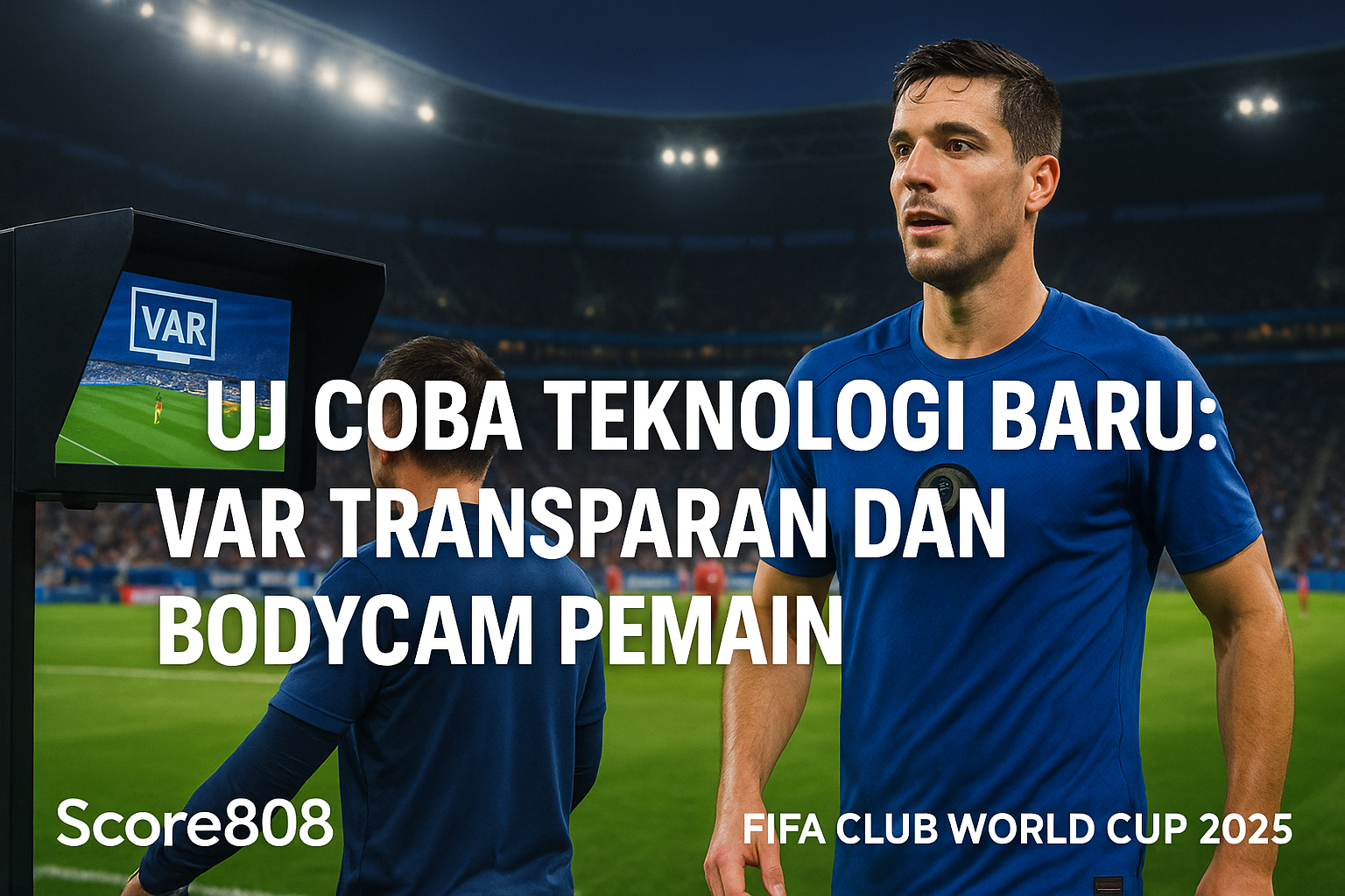 Teknologi Baru FIFA 2025: Score808 Uji Siaran VAR Transparan & Bodycam untuk Pertandingan Lebih Adil