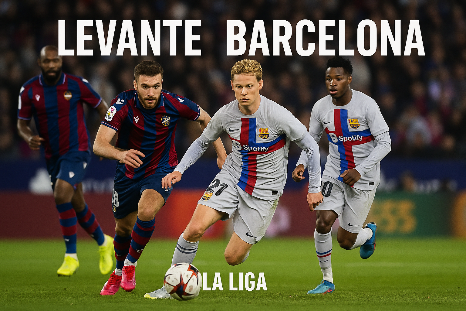 Link Score808 Levante vs Barcelona La Liga Kick Off 02.30 WIB - Prediksi Seru di Pertandingan Krusial