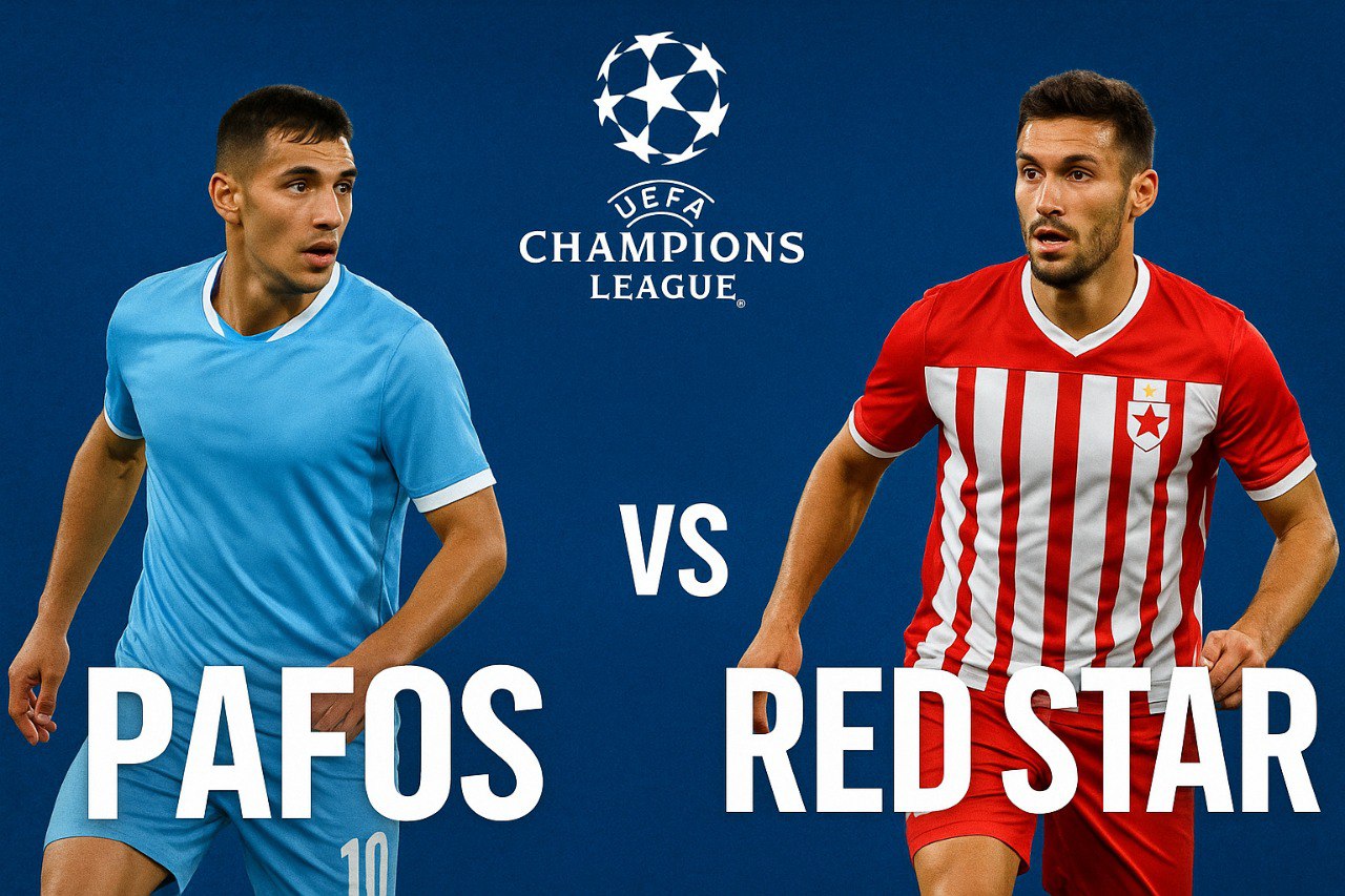 Live score Pafos vs Red Star dini hari ini pukul 02.00 tersedia di Score808 - Prediksi Seru dan Update Terkini!