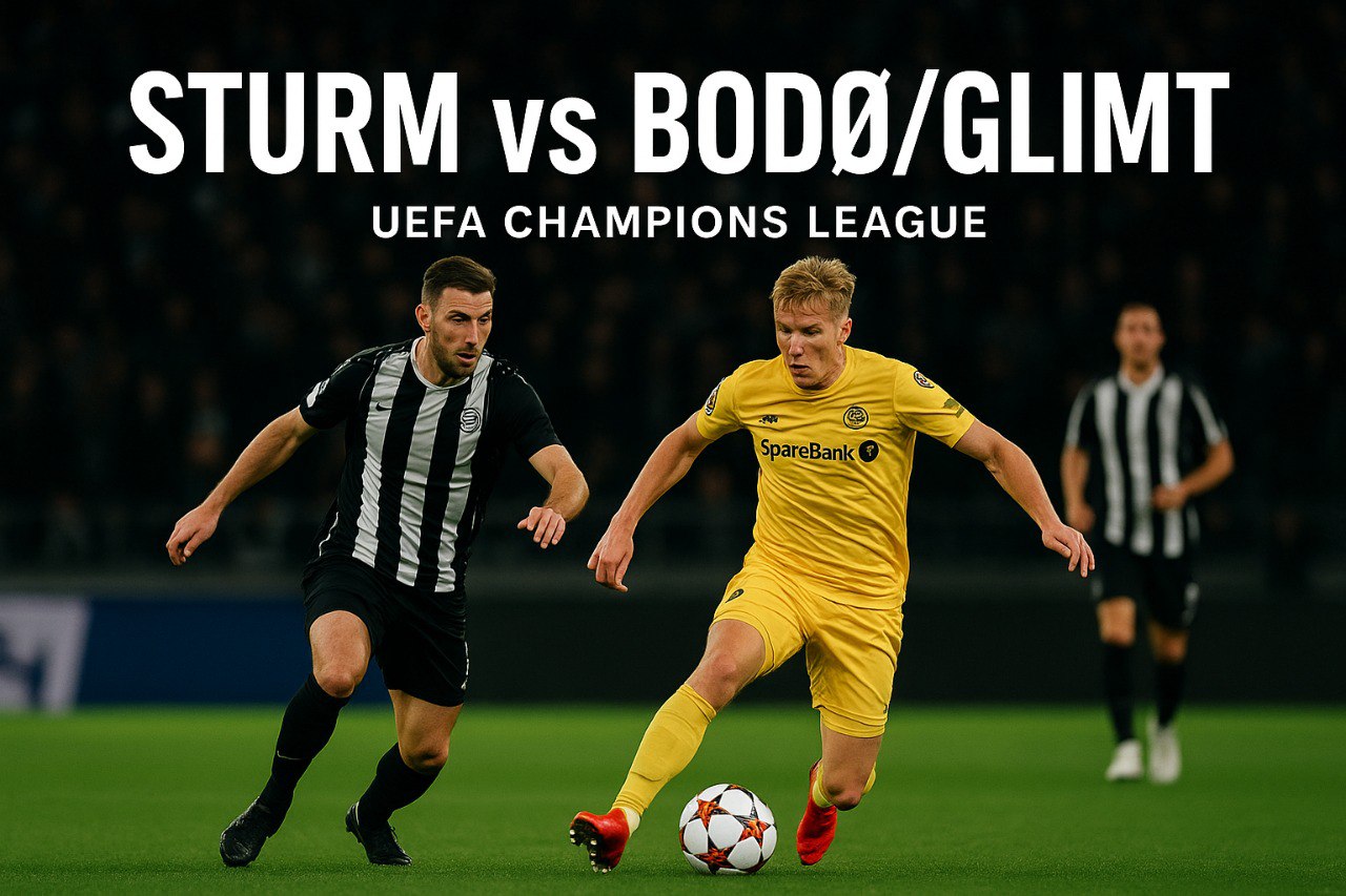 Live streaming Sturm vs Bodø/Glimt Liga Champions UEFA dini hari ini tersedia di Score808 - Analisis dan Prediksi Pertarungan Seru