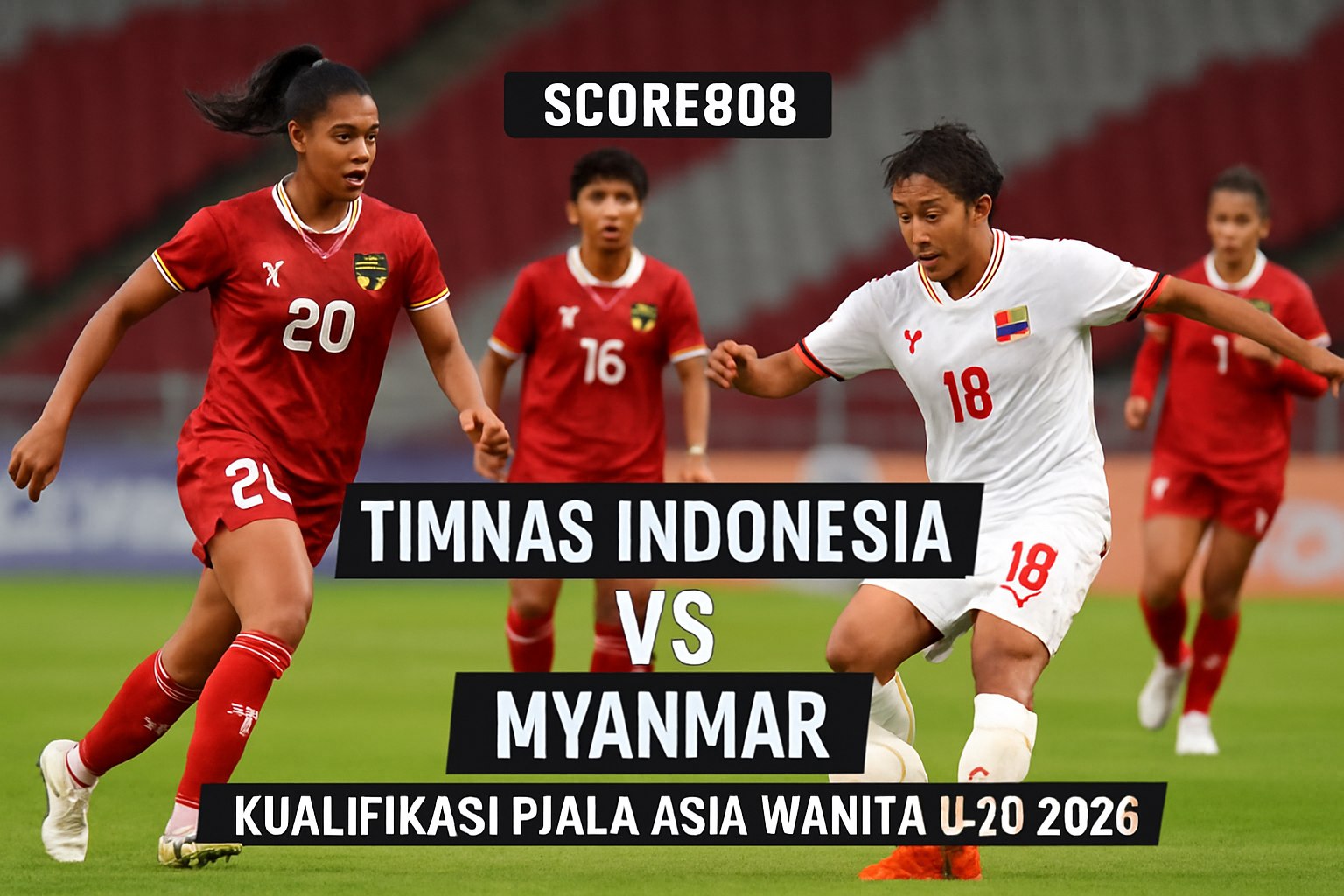 Reaksi Pemain Usai Indonesia vs Myanmar 2-2 di Kualifikasi Piala Asia Wanita U-20 2026 Score808