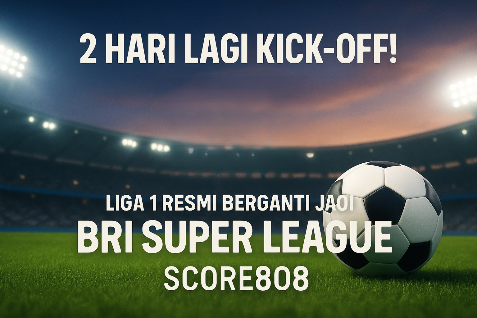 Score808 : Saksikan BRI Super League yang Dimulai 8 Agustus - Momen Seru Untuk Pecinta Sepak Bola