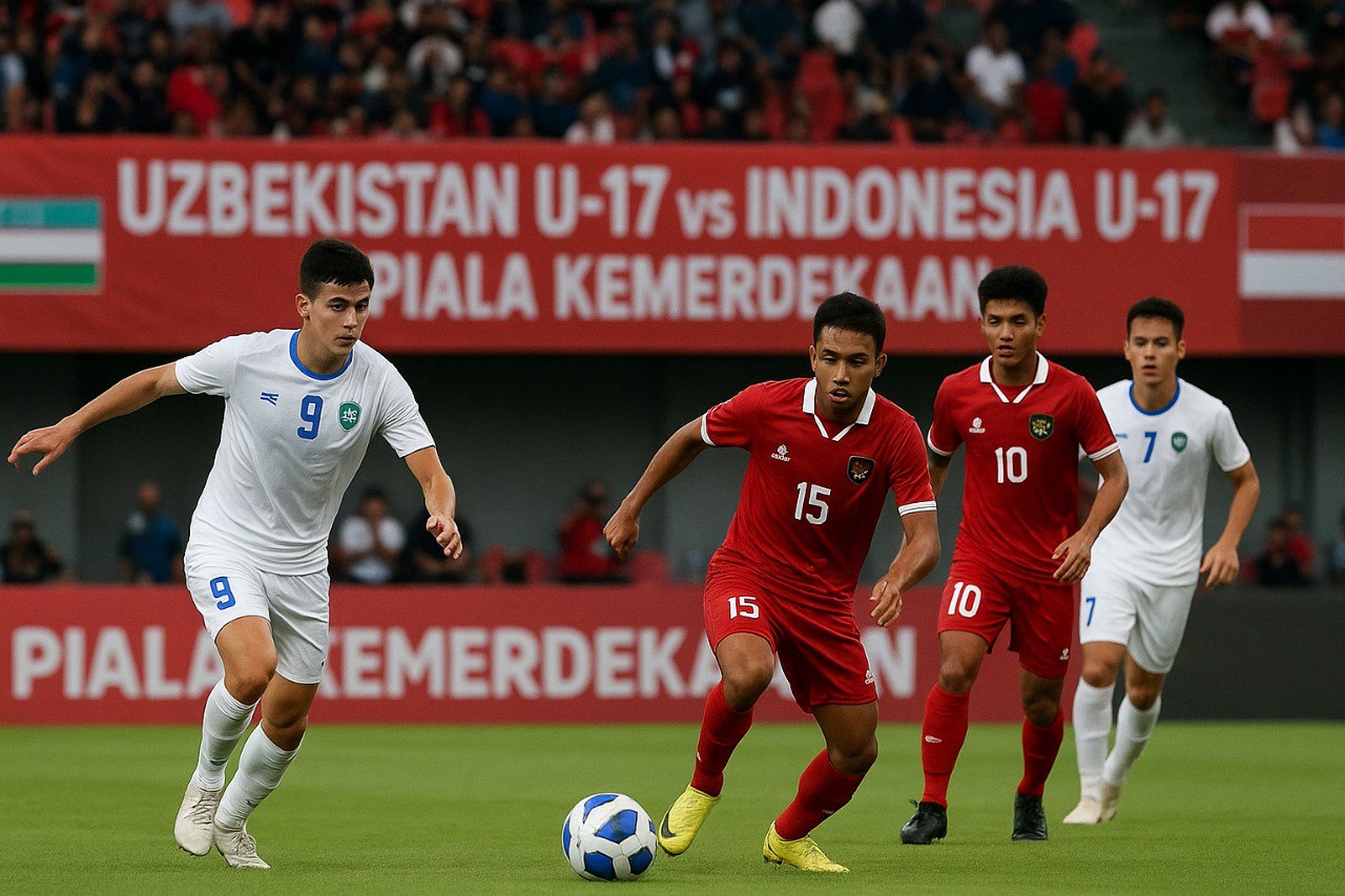 Score808 – Live Update Uzbekistan U-17 vs Indonesia U-17 Piala Kemerdekaan Malam Ini 19.30 WIB