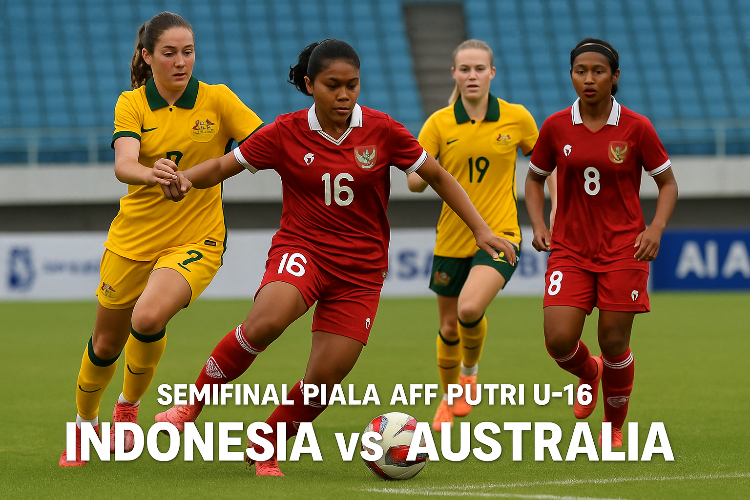 Score808 Siarkan Semifinal AFF Putri U-16 Indonesia vs Australia - Pertarungan Seru Dua Tim Muda dengan Semangat Juang Tinggi