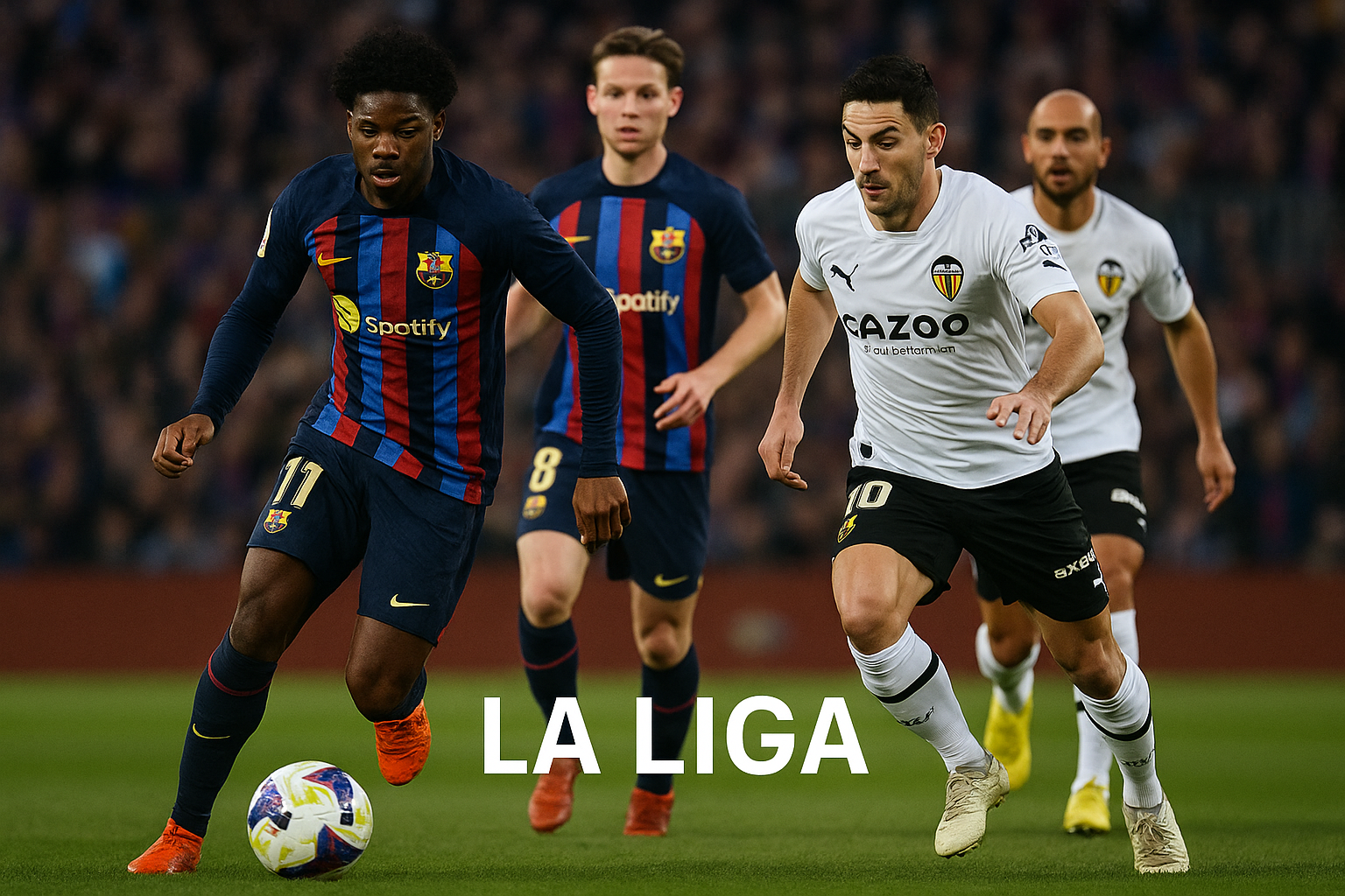 Pertarungan Seru - Barcelona vs Valencia La Liga 02.00 WIB Live Streaming Malam Ini di Score808