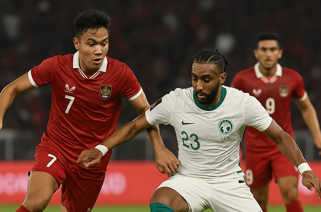 Score808 Sajikan Highlight Indonesia vs Arab Saudi 2-3 - Pertarungan Sengit di Kualifikasi Piala Dunia