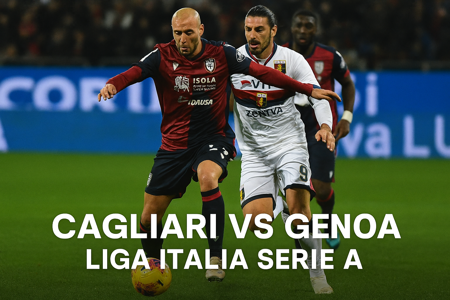 Score808 Live Streaming Cagliari vs Genoa Liga Italia Serie A Malam Ini Pukul 21.00 WIB
