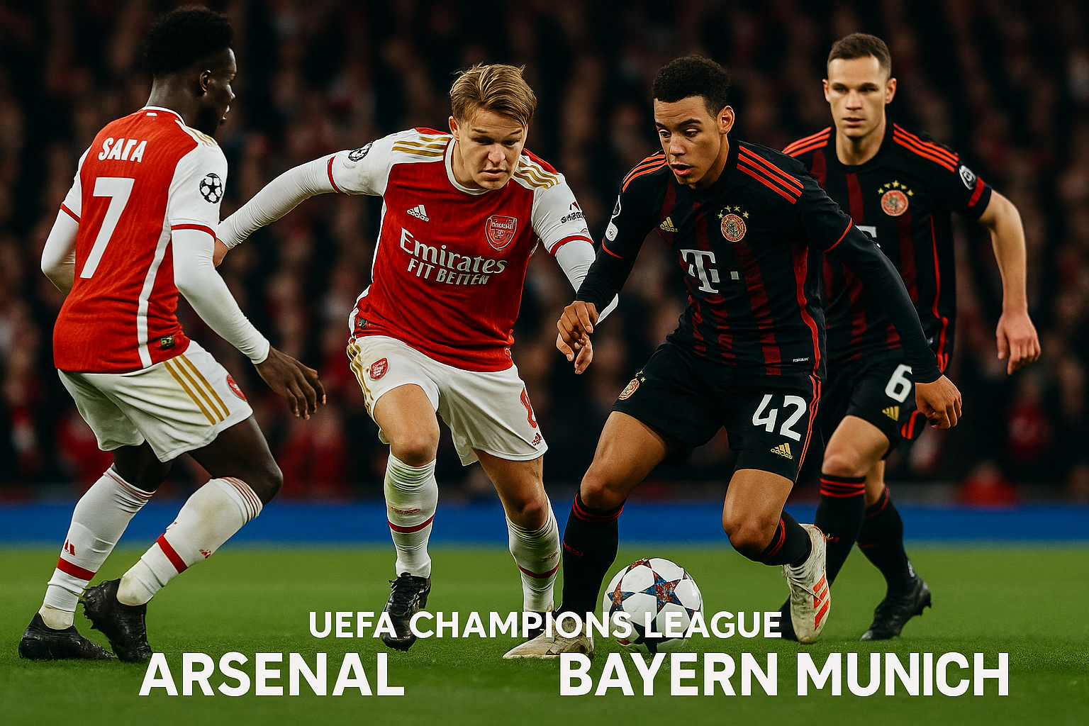 Score808tv : Hasil Arsenal vs Bayern Munich di Liga Champions UEFA Berakhir 3-1