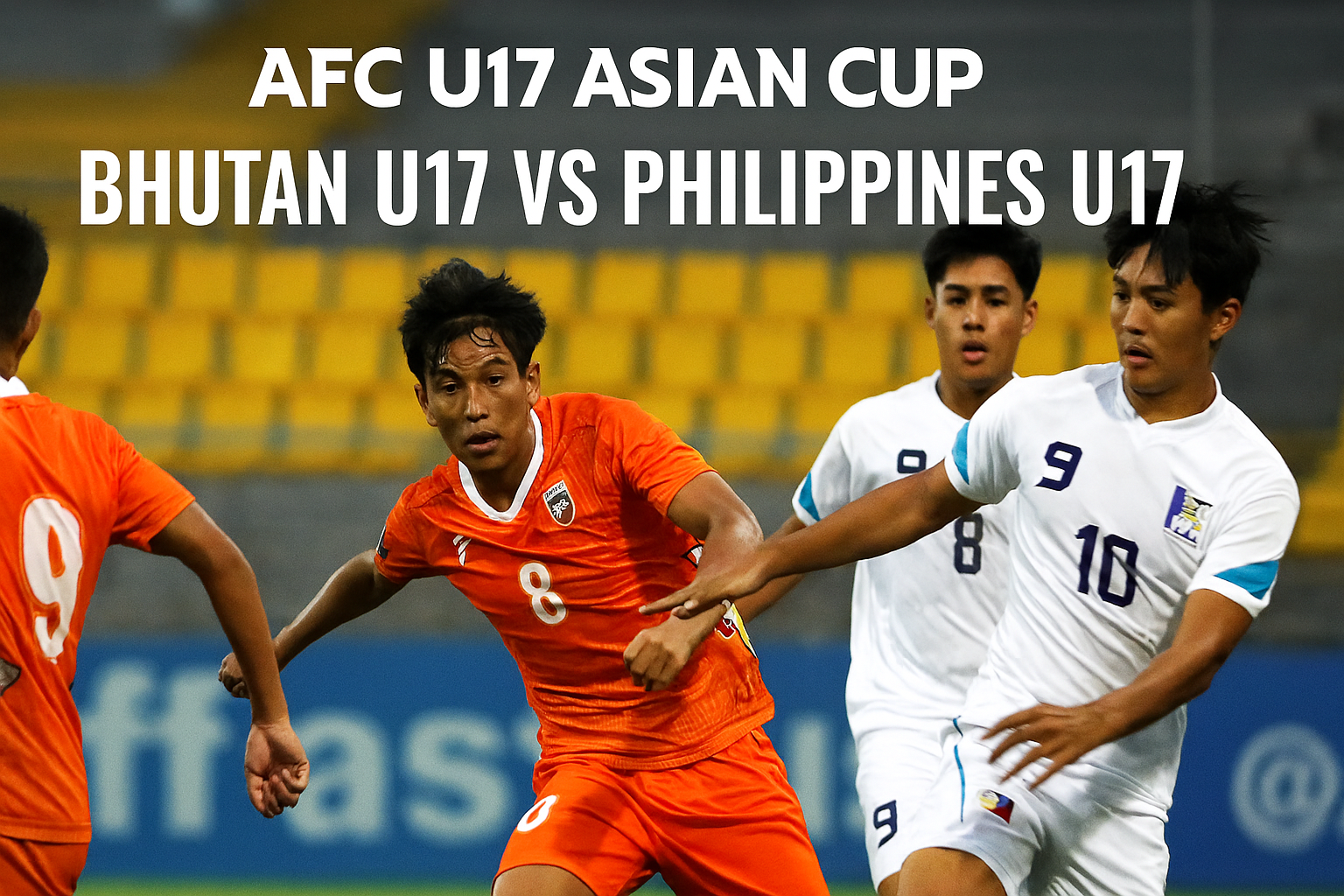 Streaming live Bhutan U17 vs Philippines U17 tersedia di platform Score808 - Saksikan Pertempuran Tim Muda Asia Ini Secara Langsung dan Seru!