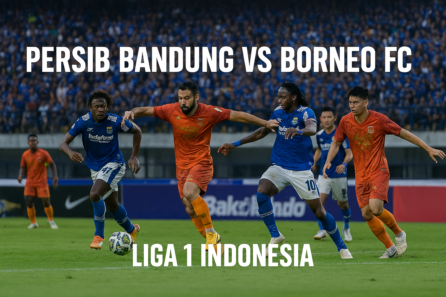 Persib Bandung vs Borneo FC Liga 1 Live 19.00 WIB: Saksikan Pertandingan Seru Hari Ini di Score808tv!
