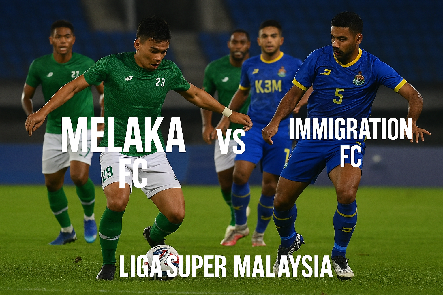 Score808TV – Melaka FC vs Immigration FC Liga Super Malaysia Malam Ini Live Pertarungan Seru yang Wajib Disaksikan Malam Ini