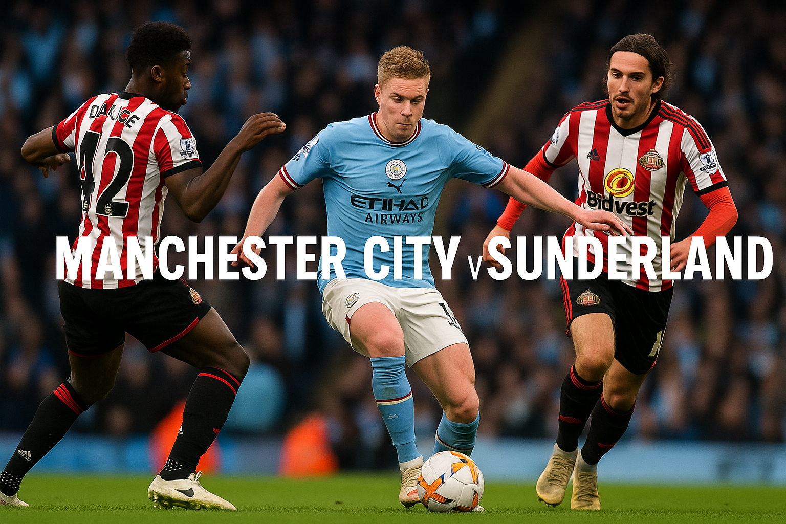 Score808TV: Saksikan Live Man City vs Sunderland Liga Inggris Malam Ini 22.00 WIB di Sini!