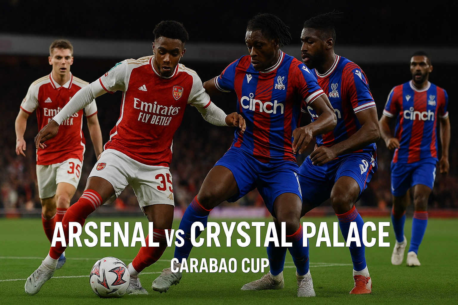 Score808tv Soroti Hasil Seri Arsenal vs Crystal Palace di Carabao Cup – Pertandingan Seru dan Penuh Taktik