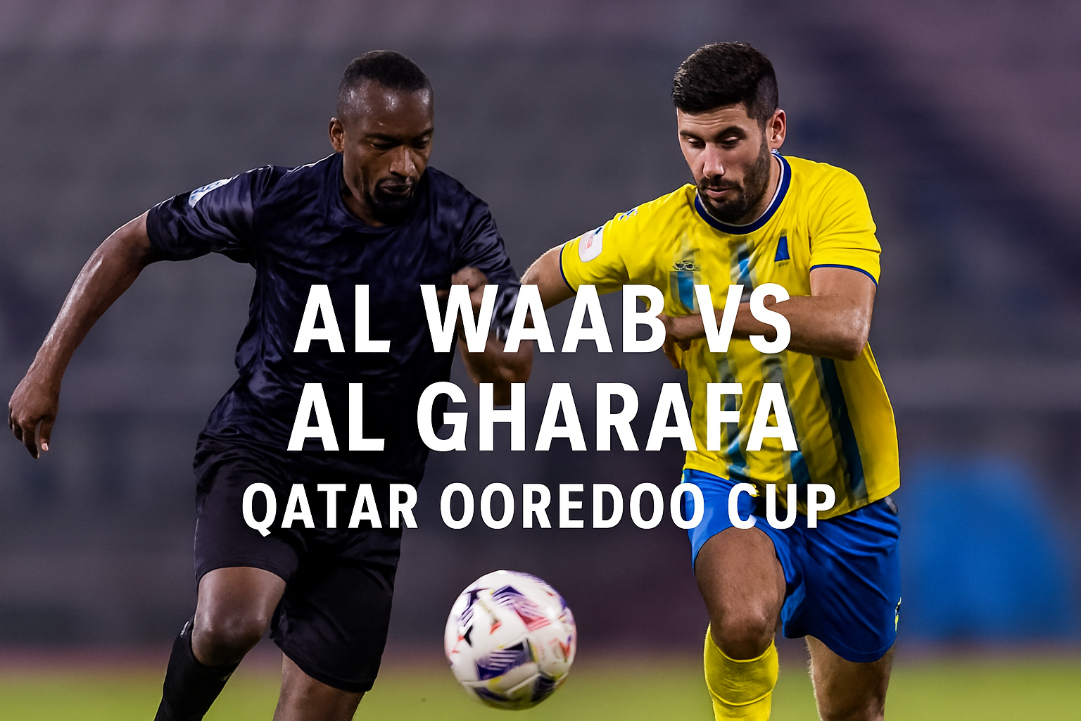 Update Live Score Al Waab vs Al Gharafa 21.30 WIB Qatar Ooredoo Cup di Score808tv – Pertarungan Seru yang Tak Boleh Kamu Lewatkan!