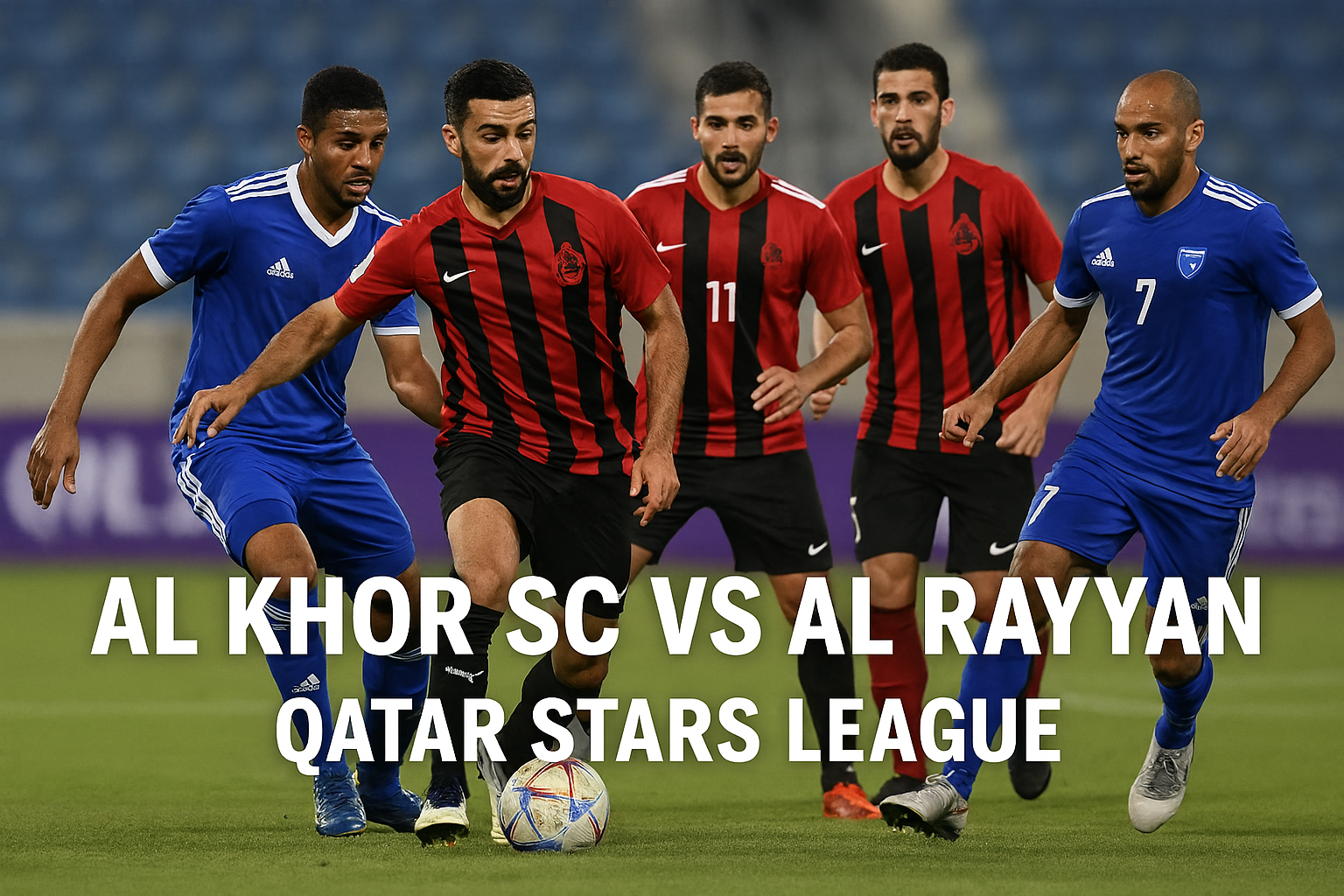 Score808TV Live Malam Ini 20.30 WIB: Al Khor SC vs Al Rayyan Qatar Stars League, Saksikan Pertandingannya!