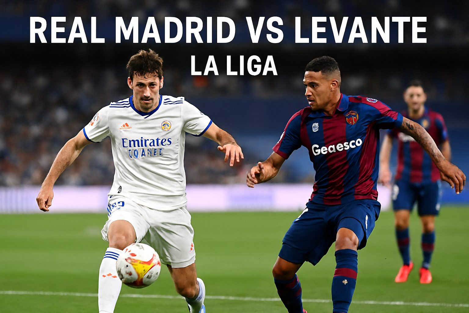 Real Madrid vs Levante La Liga Malam Ini 20.00 WIB: Nonton Live Streaming Jernih dan Skor Cepat di Score808TV