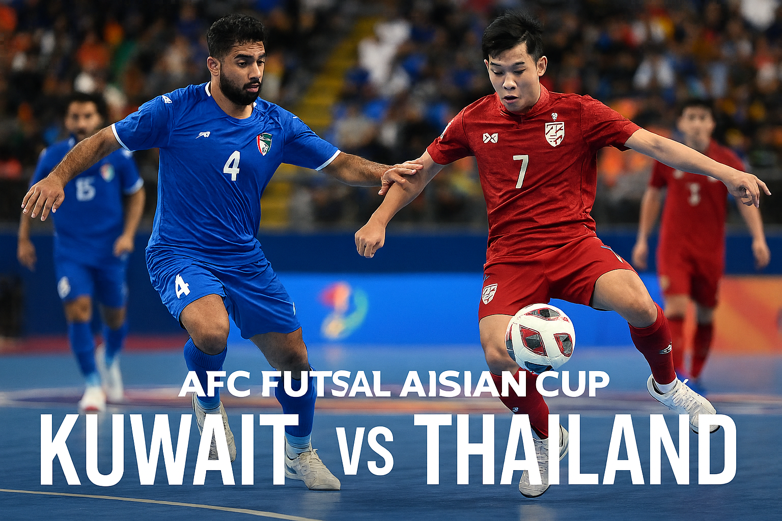 Score808TV Tampilkan AFC Futsal Asian Cup Kuwait vs Thailand Pukul 17.00 WIB - Saksikan Pertempuran Seru di Asia!