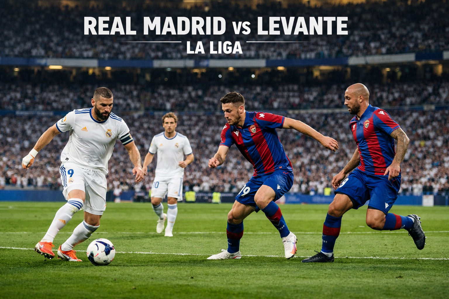 Real Madrid vs Levante La Liga Malam Ini 20.00 WIB: Nonton Live Streaming Jernih dan Skor Cepat di Score808TV