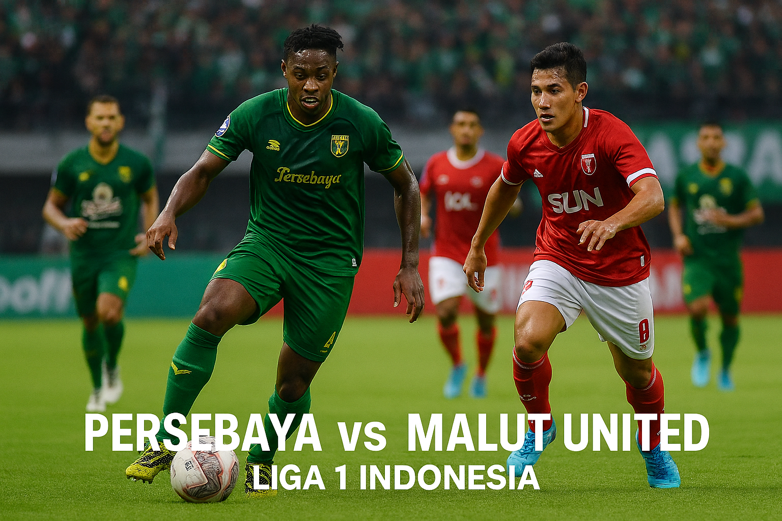 Score808tv Sajikan Laga Liga 1 Indonesia Persebaya vs Malut United Sore Ini - Duel Seru yang Menjadi Perbincangan Fans Sepak Bola Nasional