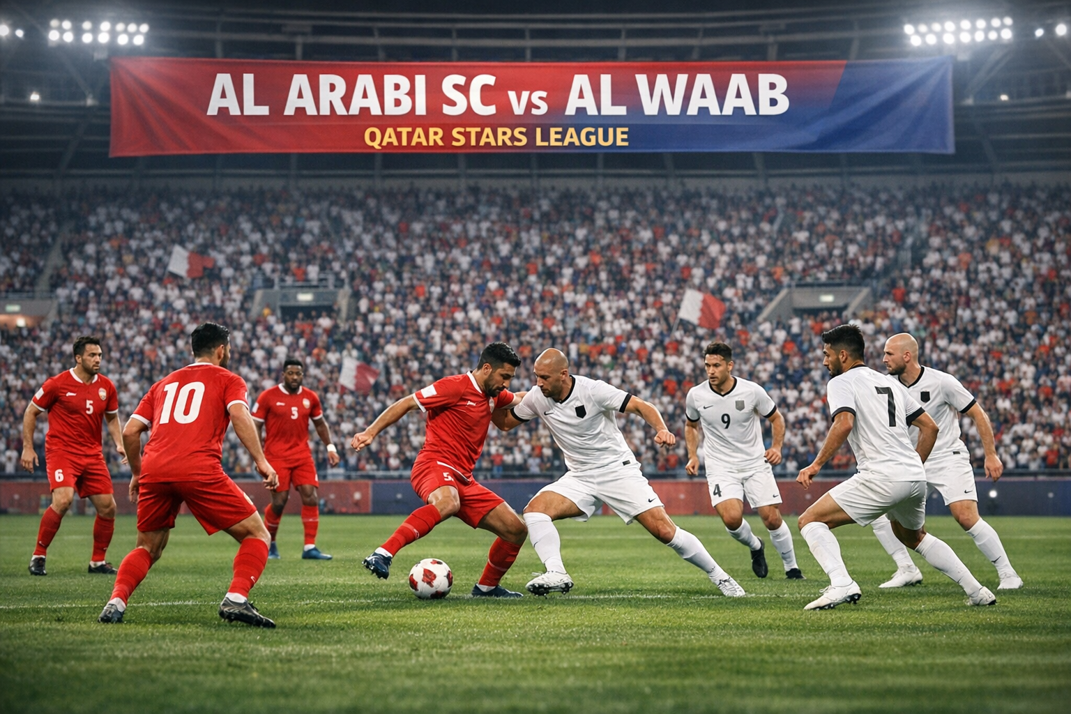 Score808tv: Al Arabi vs Al Waab Berakhir 3-1, Laga Seru dan Gol Memukau!