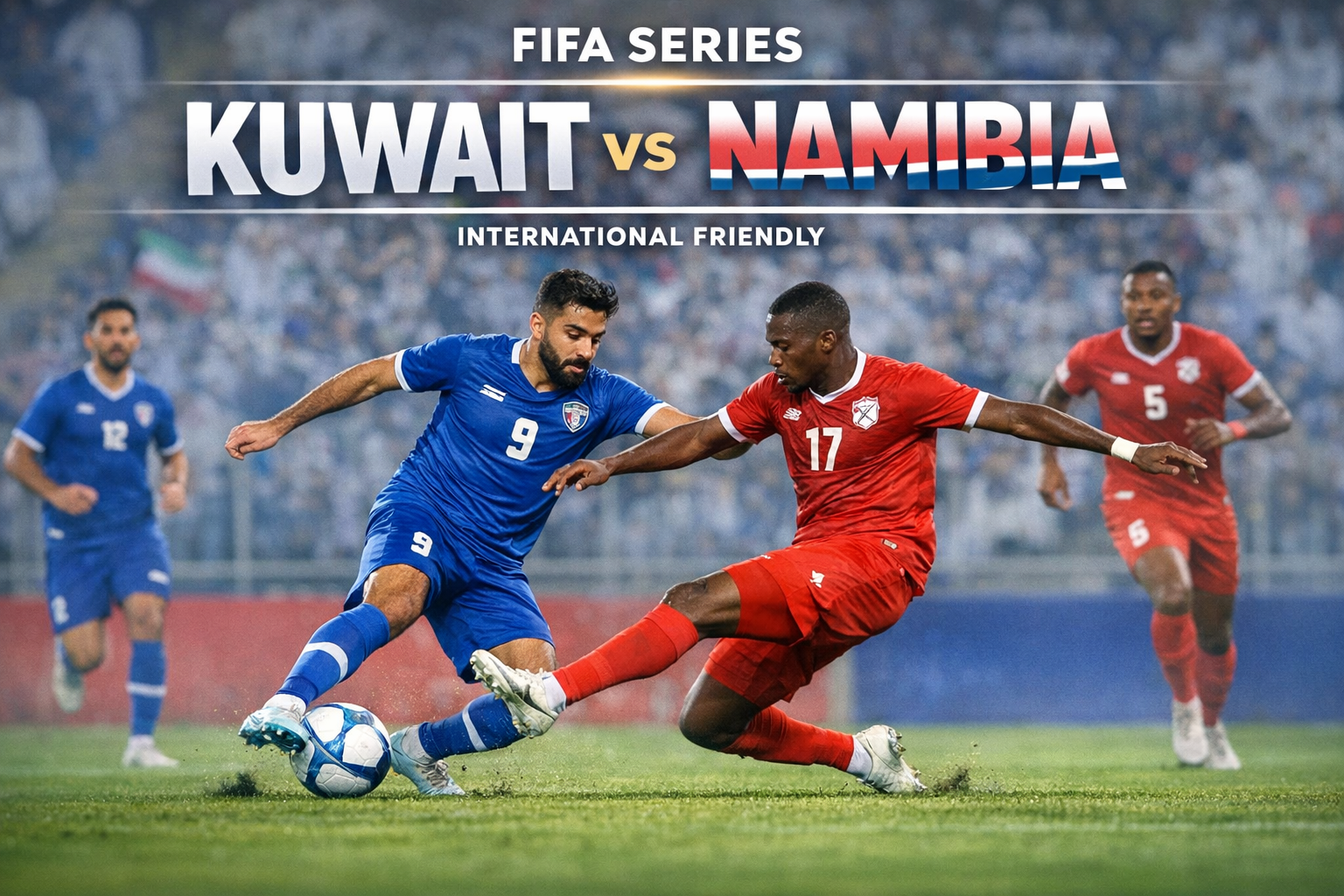 Score808TV Hadirkan Kuwait vs Namibia FIFA Series Malam Ini Pukul 22.00 WIB Streaming Gratis - Saksikan Live Secara Gratis dan Nikmati Atmosfer Kompetisi Internasional